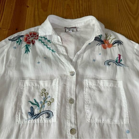 Johnny Was Coralie Oversized Weekend Tunic W22722-5 Women’s SIZE MED Embroidered - Picture 7 of 14